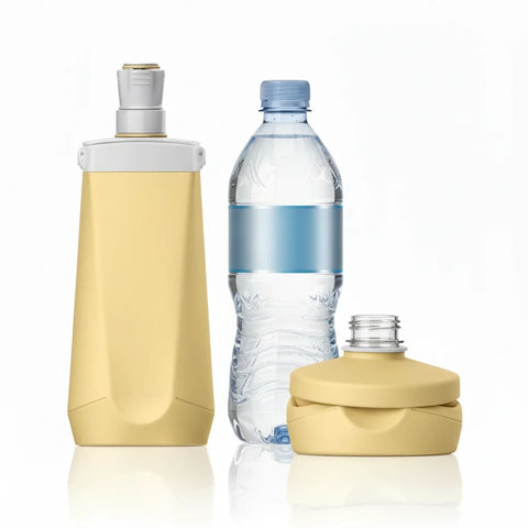 BPA Free Collapsible Silicone Foldable Water Bottle2