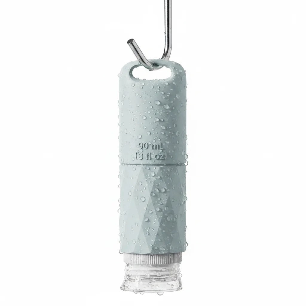 Flexible Silicone Squeezable Travel Bottle Leakproof Portable Sub-Bottle for Shampoo, Lotion & Cosmetics145